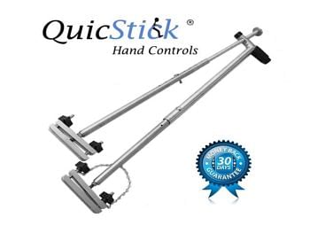 QuicStick Portable Hand Control for Left and right Hand Drivers #1 Product - QuicStick