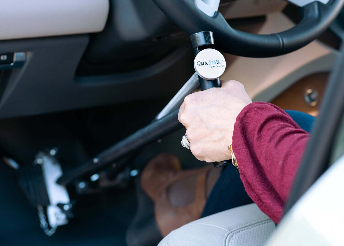 QuicStick Portable Hand Controls-Right and Left Hand Use
